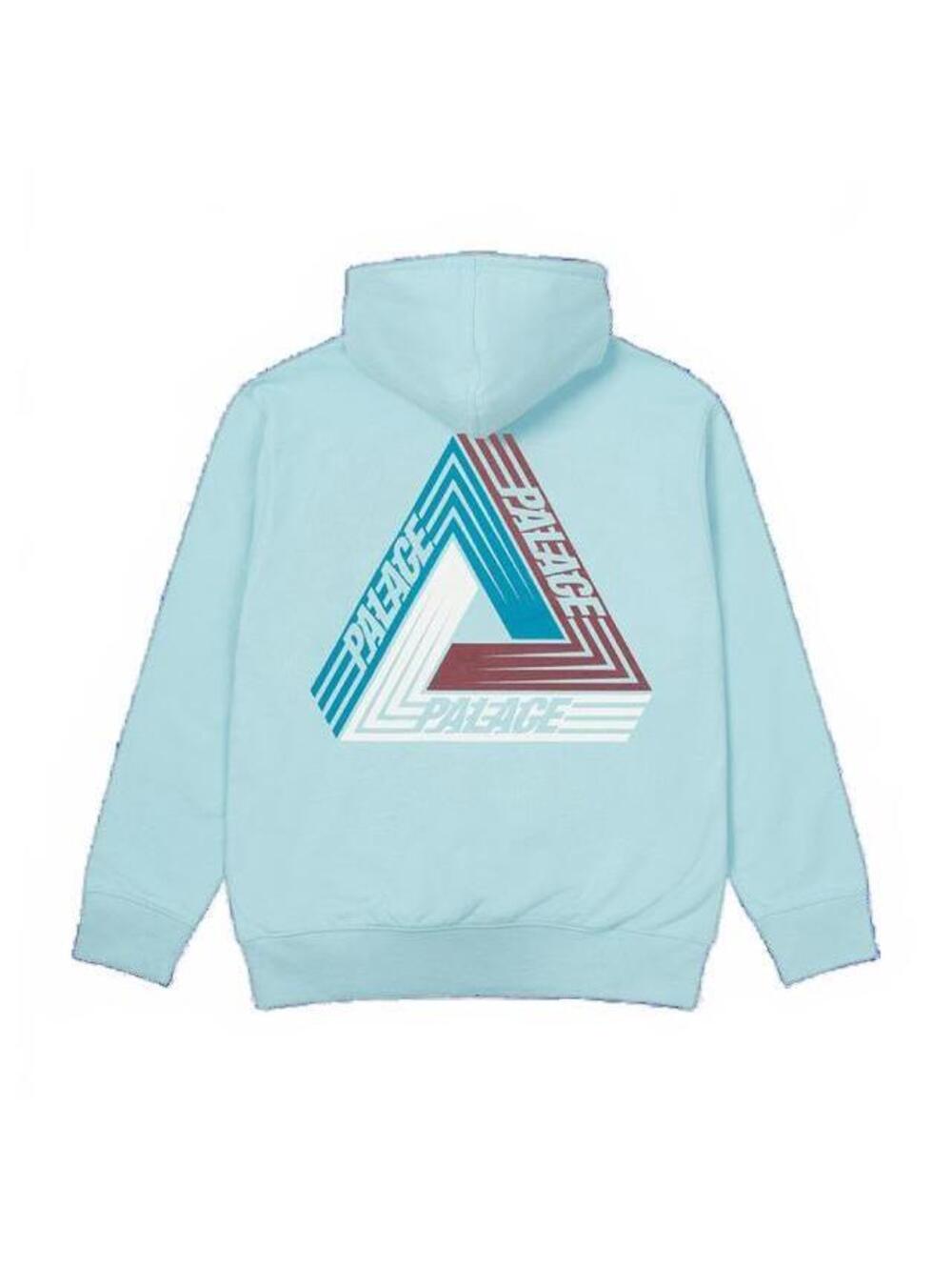 Palace Tri-Dart Hood Pale Blue • L